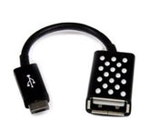 Belkin On-The-Go - Adaptador USB - Micro-USB Type A (M) para USB (F) - 12 cm - preto