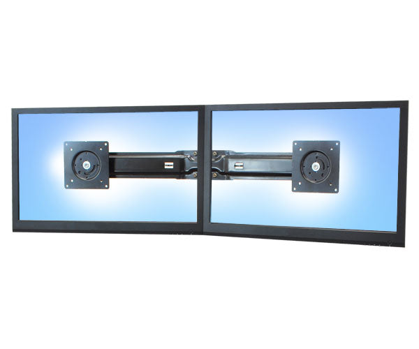 Ergotron - Kit de montagem (pega, suporte de dois monitores) - para 2 visores LCD - preto - tamanho de tela: 17"-24" - para P/N: 45-353-026