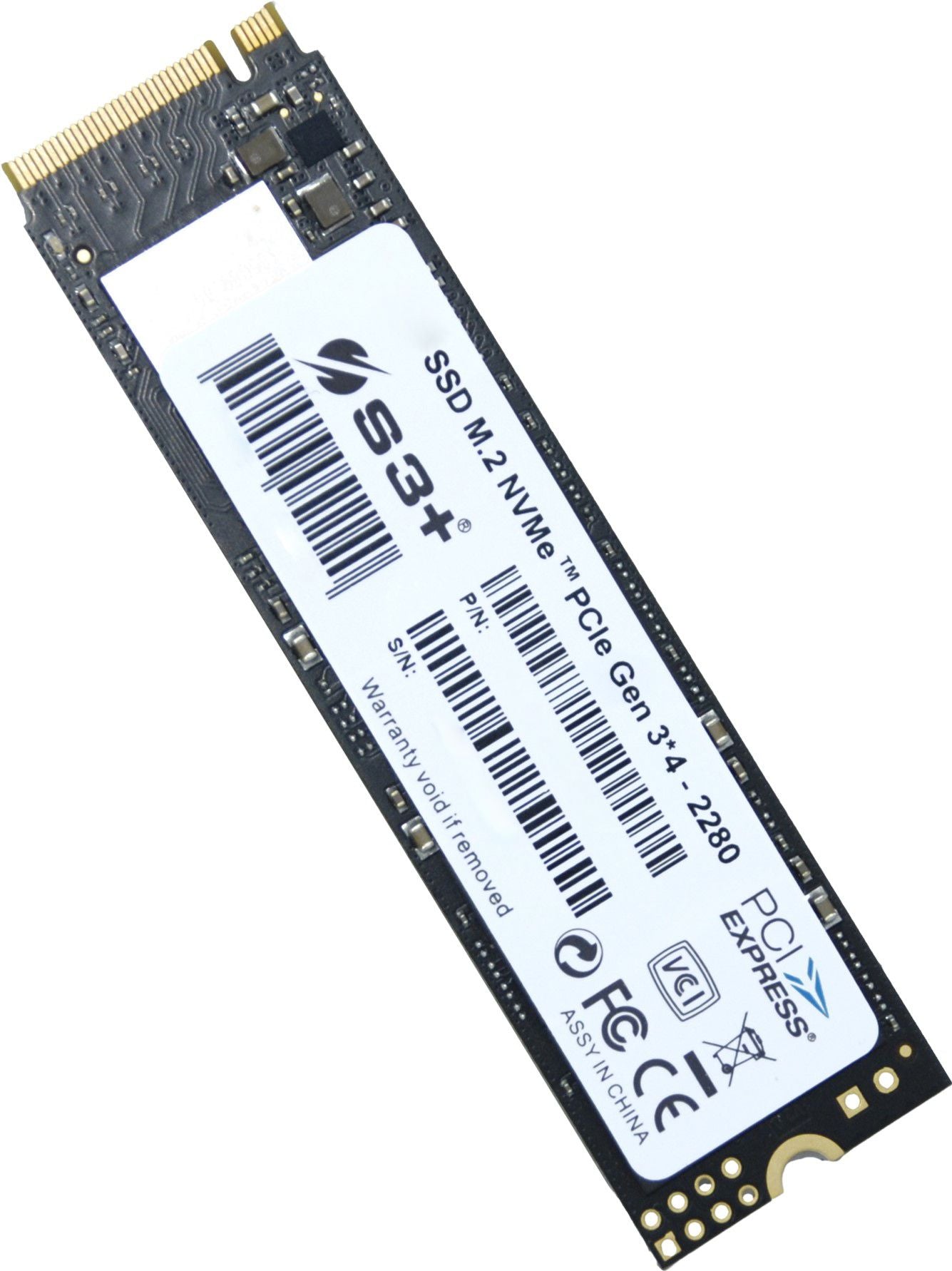 SSD interno S3+ M.2 2280 240 GB NVMe PCIe 1950 MB/s