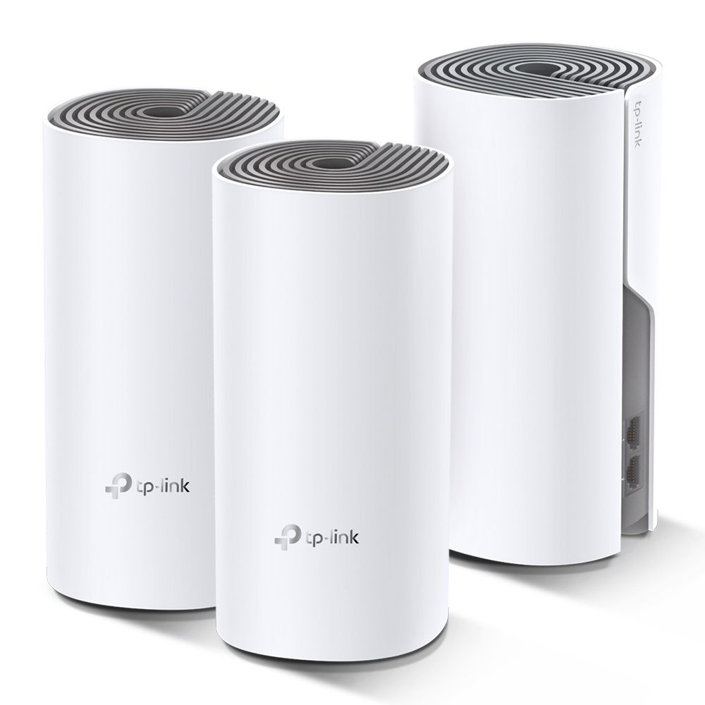 Router TP-Link AC1200 Whole-Home Mesh Wi-Fi Dual-Band 867 Mbps - Deco E4 (Pack 3)