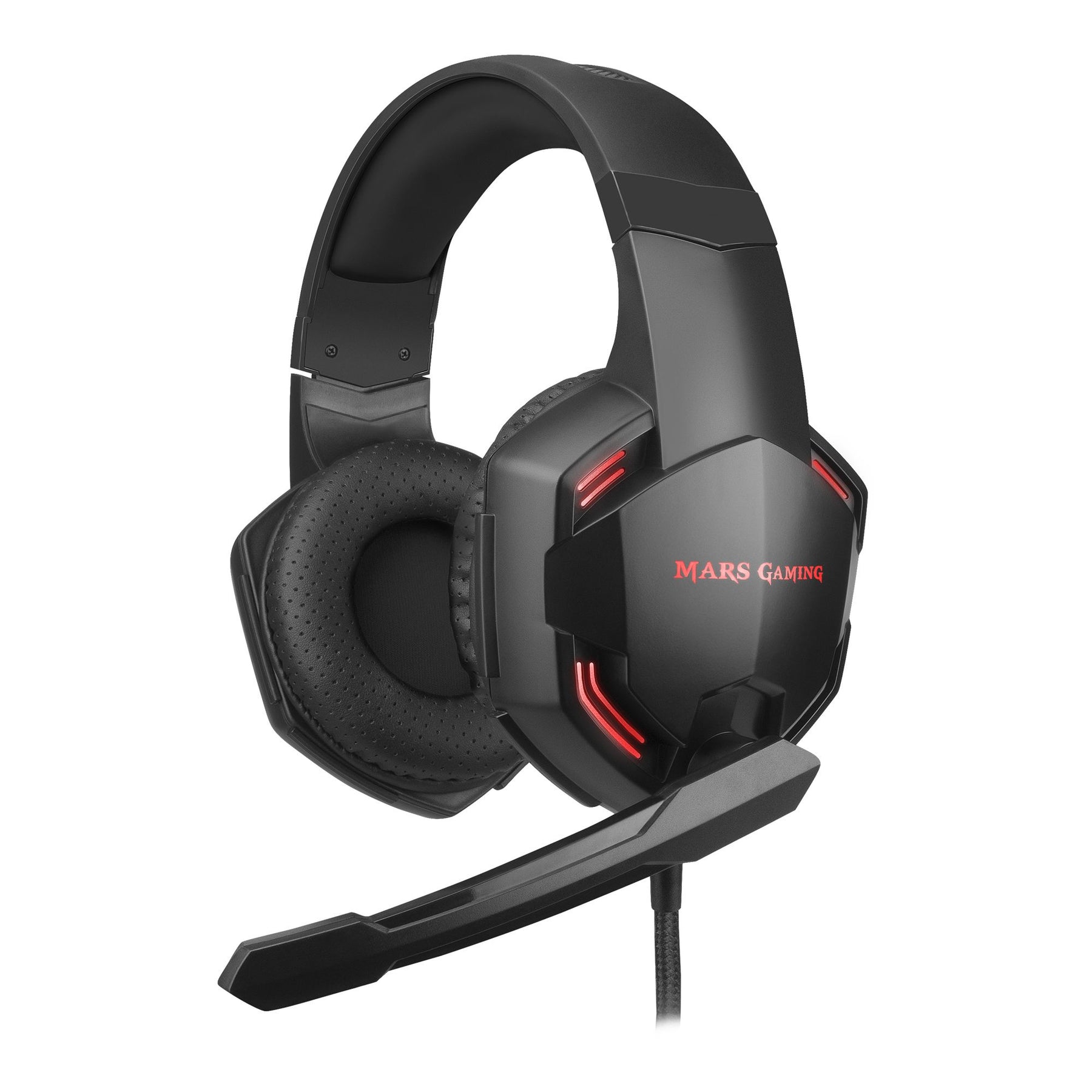 Auscultadores MARS Gaming MHXPRO71 Headset 7.1 USB, RED LED, 20Hz, 108dB±3dB