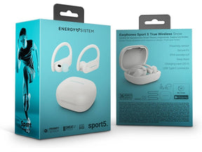 Energy Sport 5 - Wireless headphones with microphone - in-ear - bluetooth - snow