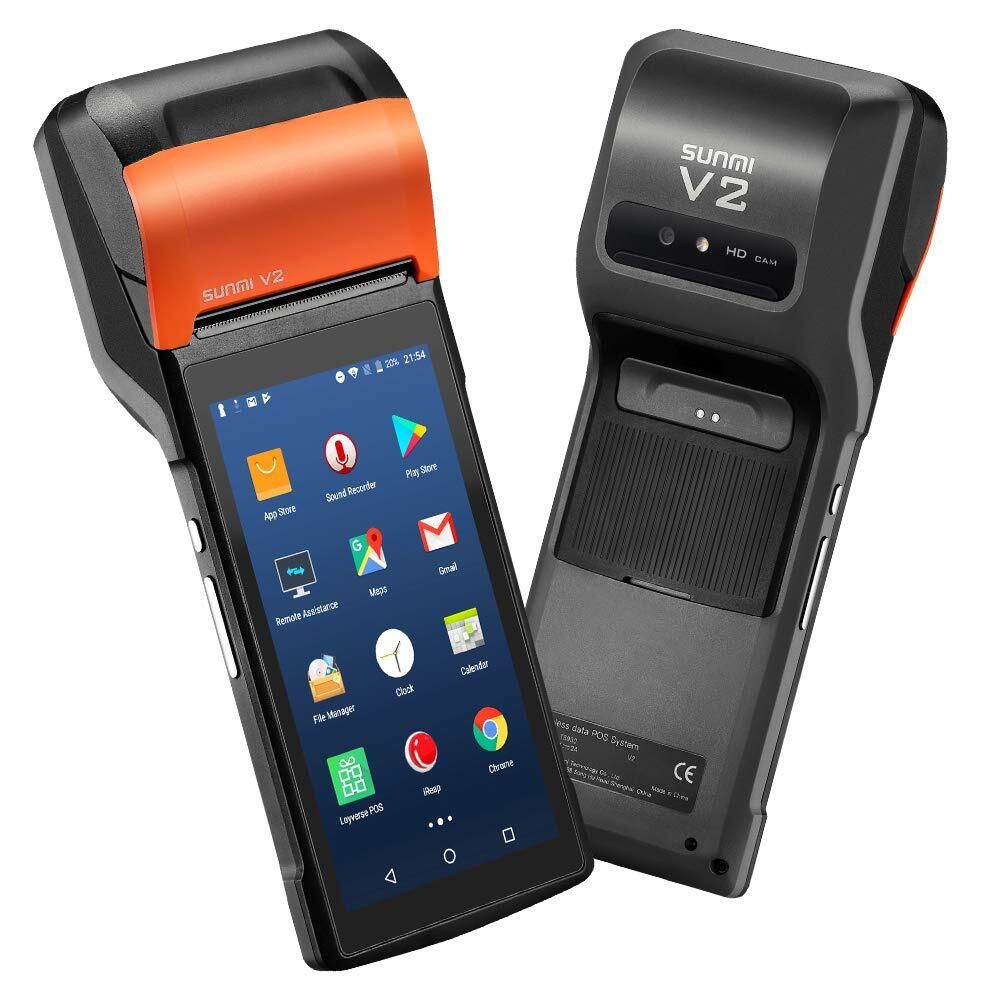 POS SUNMI Mobile V2 PRO 4G & NFC & Leitor 2D & Impressora 58mm