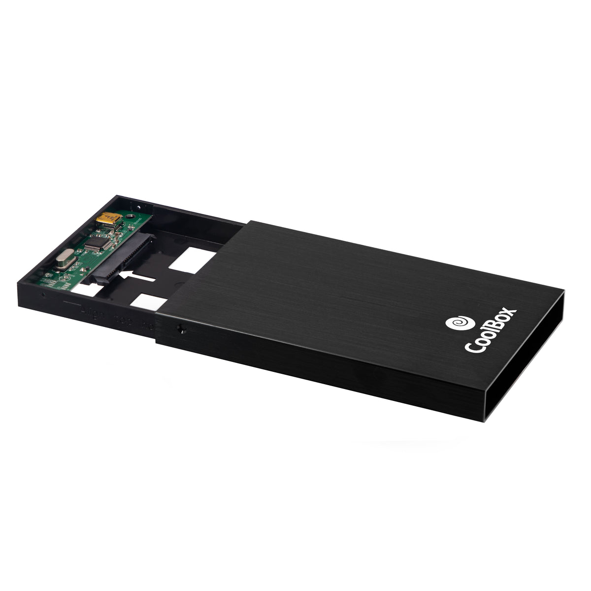 Caja para disco externo 2.5 CoolBox 2512 USB 2.0 Aluminio