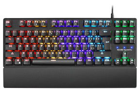 MARSGAMING Compact TKL Mechanical Keyboard, Outemu SQ Blue, Portuguese - MKXTKLBPT (MKXTKLBPT)