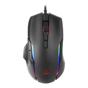 Mouse MARS GAMING 12400 DPI PMW3327PRO RGB, Side Roller Button - MMX