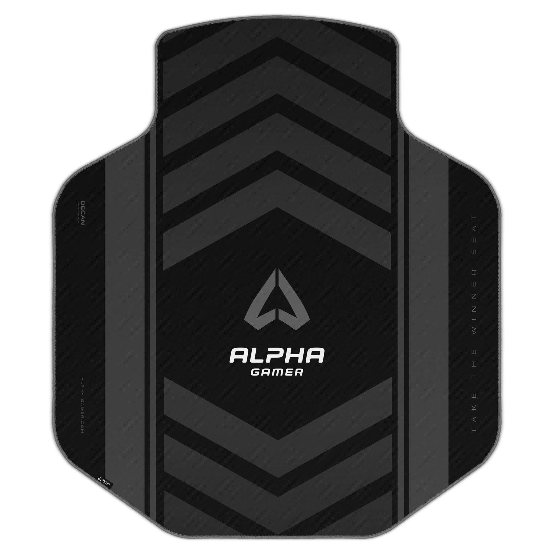 ALPHA Gamer Decan Chair Rug Black - AGDECANBK