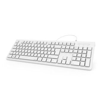 Teclado HAMA KC-200, básico, Blanco - 182680