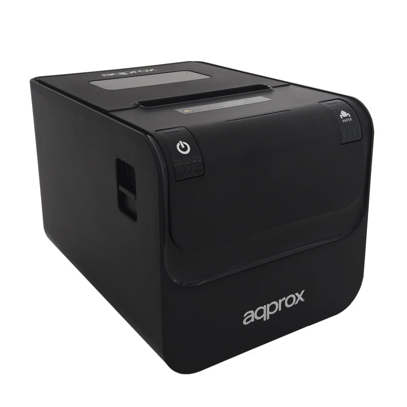 APPROX Thermal Printer 203dpi 80mm, Black - USB / LAN / Serial / RJ11