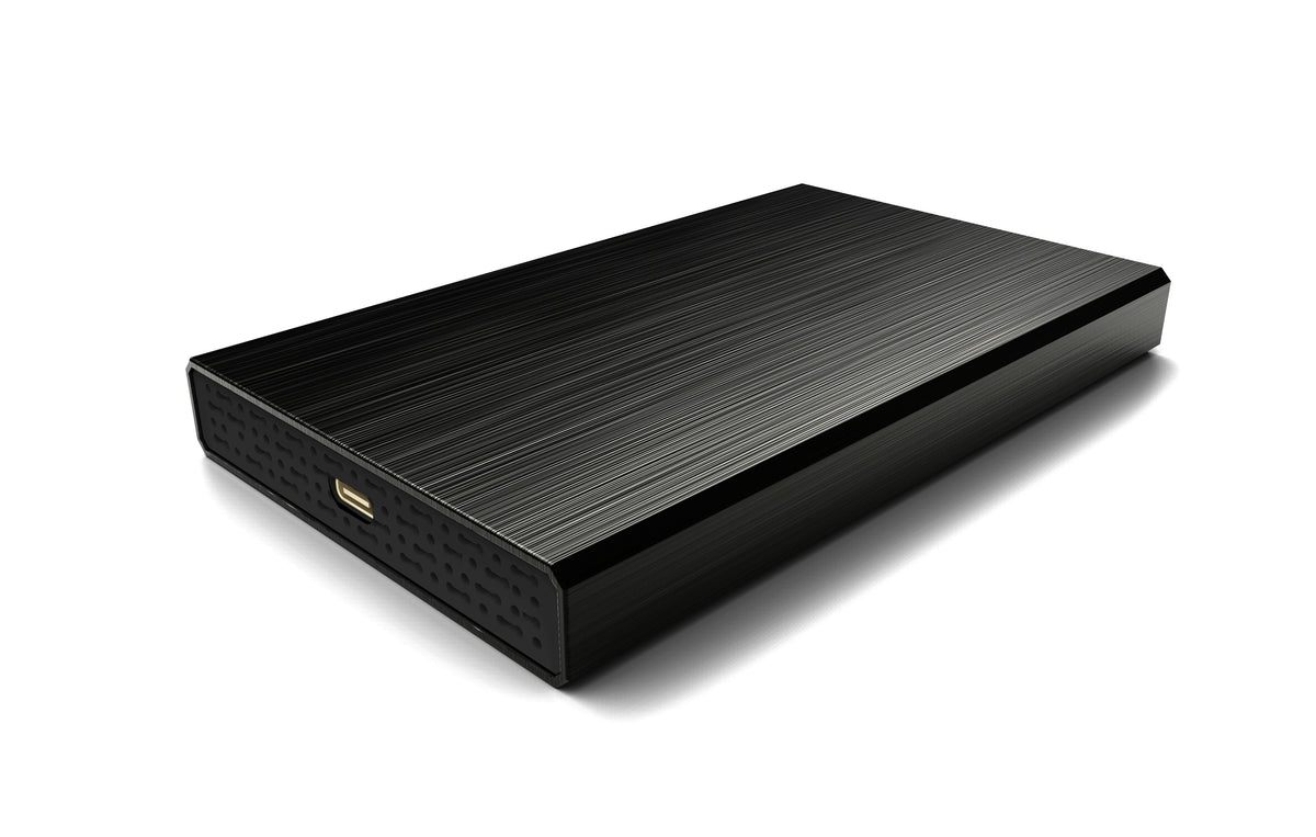 Caja para disco externo 2.5 CoolBox A-2523TC USB 3.0 tipo C Aluminio Negro