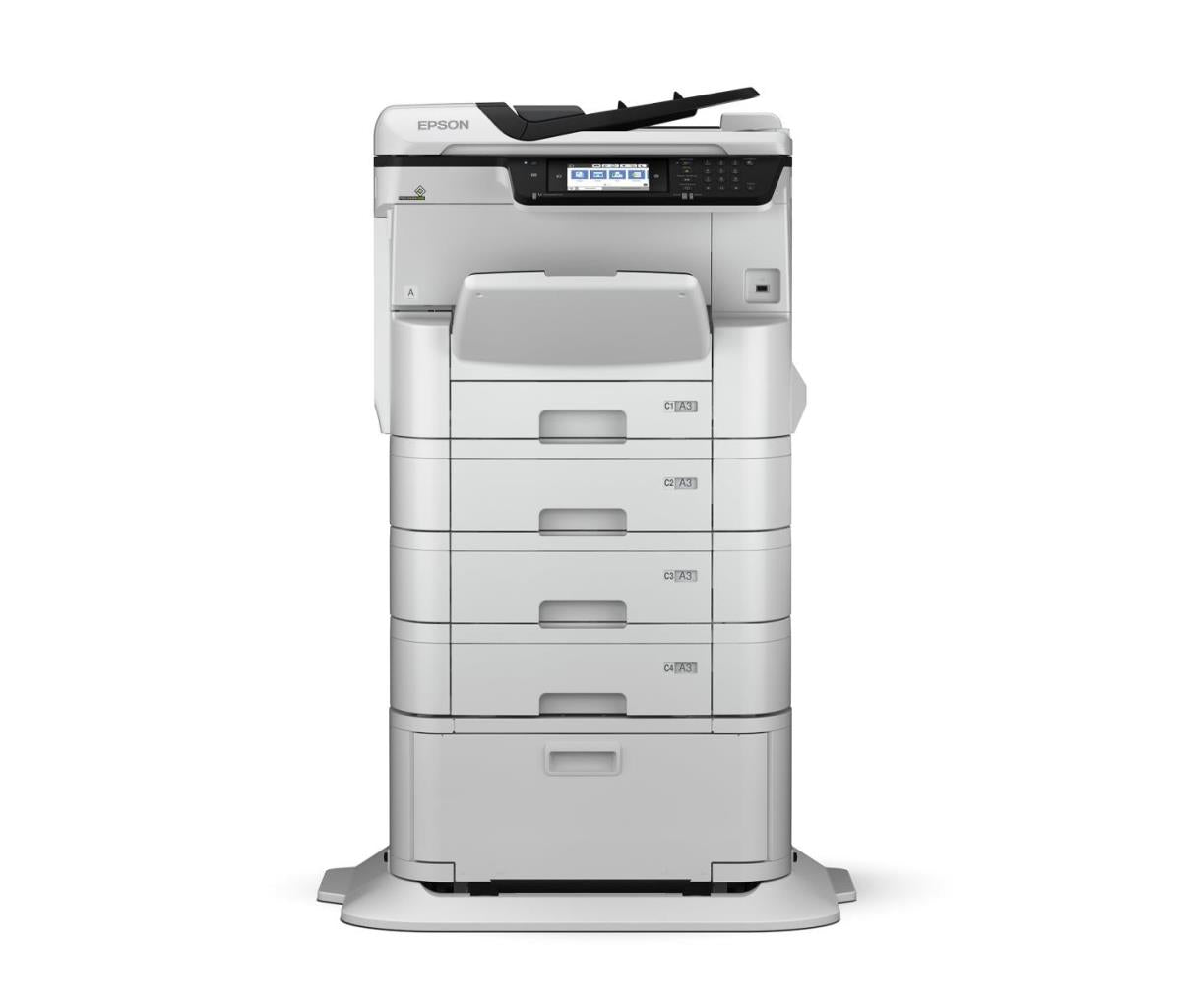 Epson WorkForce Pro WF-C8690D3TWFC - Impressora multi-funções - a cores - jacto de tinta - A3 (media) - até 22 ppm (cópia) - até 24 ppm (impressão) - 1835 folhas - 33.6 Kbps - Gigabit LAN, host USB, NFC, USB 3.0, USB 2.0 host, Wi-Fi(ac)