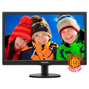 PHILIPS MONITOR LED 19 (18.5) 1366x768 VGA 5MS PRETO