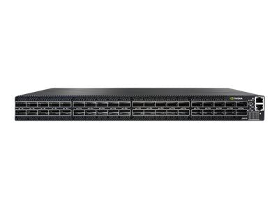 Mellanox Quantum QM8700 - Interruptor - inteligente - 40 x HDR InfiniBand QSFP56 - fluxo de ar trás para frente' - montável em trilho (920-9B110-00FH-0MD)