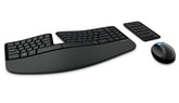 Microsoft Sculpt Ergonomic Desktop - Keyboard, Mouse and Numeric Keypad Combo - Wireless - 2.4GHz - United Kingdom