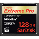 SanDisk Extreme Pro - Cartão de memória flash - 128 GB - 1000x/1067x - CompactFlash