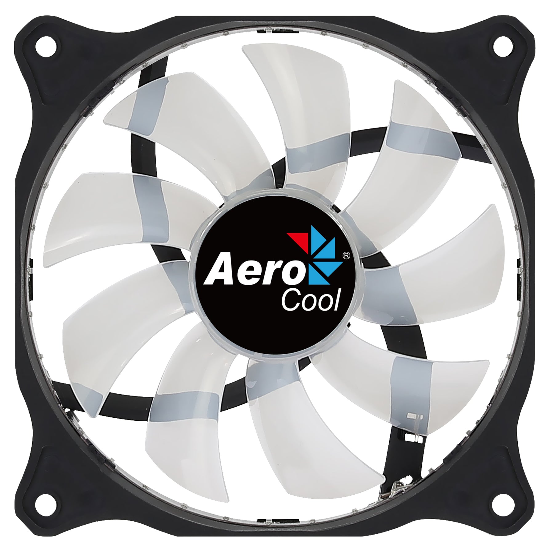 VENTILADOR AEROCOOL COSMO 12 FRGB, led rgb fijo 12cm, 18 leds, palas curvas, 1000rpm (COSMO12FRGB)