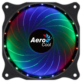 FAN AEROCOOL COSMO 12 FRGB, 12cm fixed rgb led, 18 leds, curved blades, 1000rpm (COSMO12FRGB)