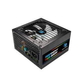 Fuente de comida 600W CoolBox ATX Deep Energy 80 PLUS Bronce, RGB