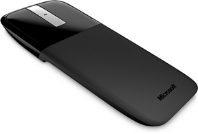 Microsoft Arc Touch Mouse - Mouse - right- and left-handed - optical - 2 buttons - wireless - 2.4 GHz - USB wireless receiver - black