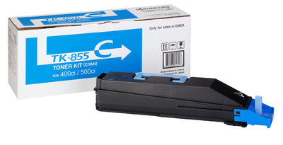 Kyocera TK 855C - Cyan blue - original - toner cartridge - for TASKalfa 400ci, 500ci