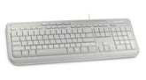 Microsoft Wired Keyboard 600 - Teclado - USB - Inglês - branco