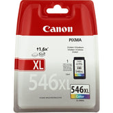 Canon CL-546XL - 13 ml - Alto Rendimento - cor (ciano, magenta, amarelo) - original - blister com segurança - tinteiro - para PIXMA TR4551, TR4650, TR4651, TS3350, TS3351, TS3352, TS3355, TS3450, TS3451, TS3452