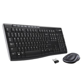 Combo inalámbrico Logitech MK270 - Combo de teclado y mouse - Inalámbrico - 2.4GHz - EE. UU./Europa