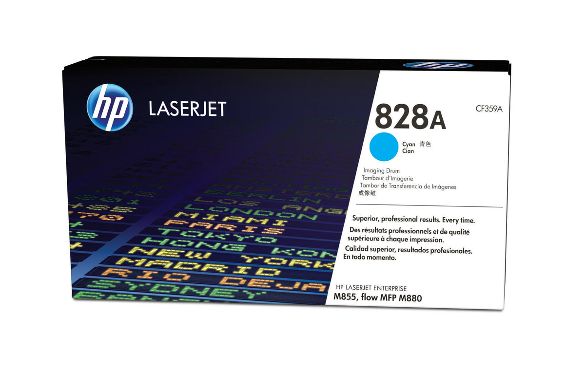 HP 828A - Cyan - original - drum kit - for Color LaserJet Managed Flow MFP M880, LaserJet Enterprise Flow MFP M880