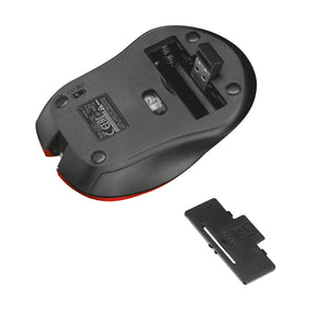 Mouse TRUST MYDO SILENT WIRELESS Red - 21871