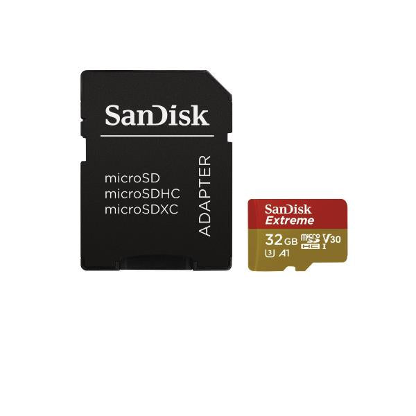 EXTREME MICROSDHC 32GB + SD ADAPTER