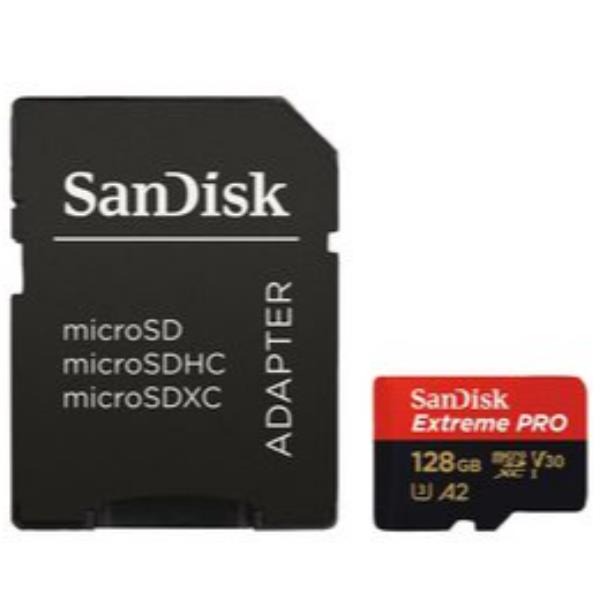 EXTREME PRO MICROSDXC 128GB + SD AD