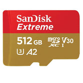EXTREME MICROSDXC 512GB + SD ADAPTE