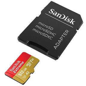 EXTREME MICROSDXC 512GB + SD ADAPTE