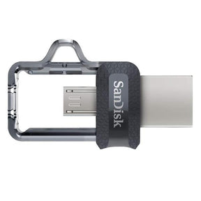 SanDisk Ultra Dual M3.0 - Drive flash USB - 16 GB - USB 3.0 / micro USB