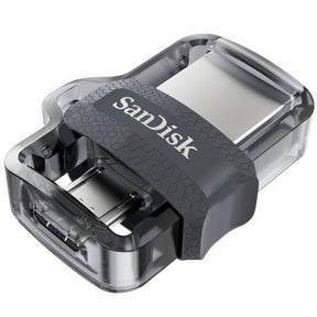 SanDisk Ultra Dual M3.0 - Drive flash USB - 256 GB - USB 3.0 / micro USB