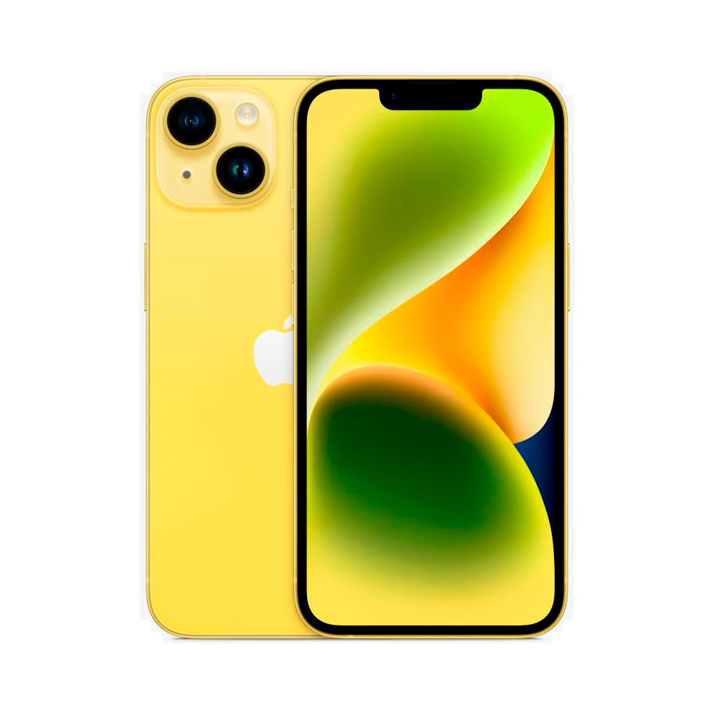 Apple iPhone 14 Yellow (6.1 Inch Screen)