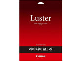 Canon Photo Paper Pro Luster LU-101 - Gloss - 260 micron - A4 (210 x 297 mm) - 260 gsm - 20 sheet(s) photo paper - for PIXMA PRO-1, PRO-10, PRO-100 (6211B006 )