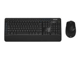 Microsoft Wireless Desktop 3050 - Conjunto de teclado e rato - sem fios - 2.4 GHz - Espanhol - Europa