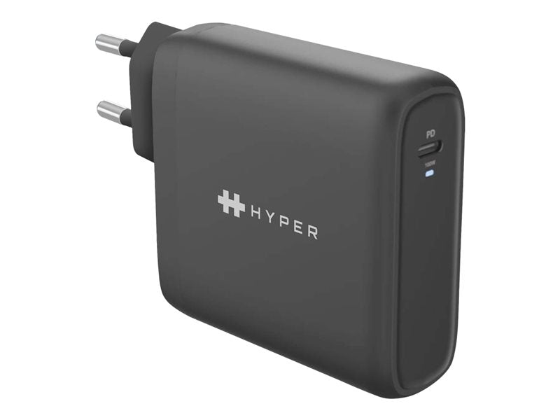 HyperJuice - Power Adapter - AC 100-240 V - 100 Watt - Output Connectors: 1 - Europe - Black - for Google Chromebook