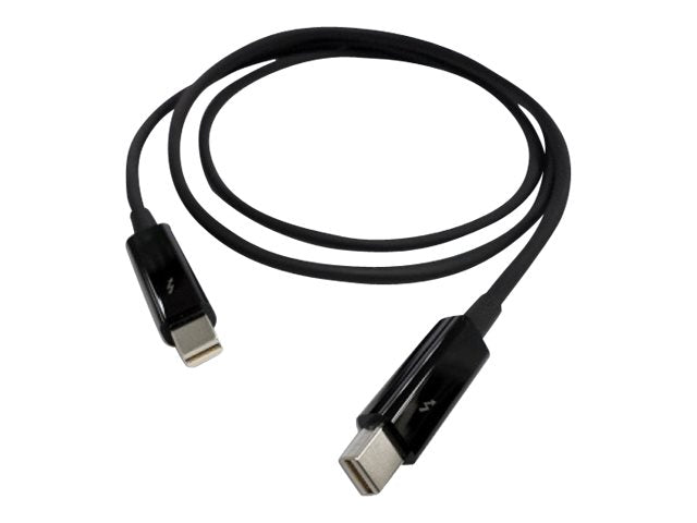 QNAP CAB-TBT10M - Cabo Thunderbolt - Mini DisplayPort (M) para Mini DisplayPort (M) - Thunderbolt 2 - 1 m (CAB-TBT10M)