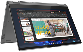 Lenovo ThinkBook 14s Yoga G2 IAP 21DM - Inverted Design - Intel Core i7 1255U / 1.7GHz - Win 11 Pro - Iris Xe Graphics - 16 GB RAM - 512 GB SSD NVMe - 14" IPS Touch Screen 1920 x 1080 (Full HD) - Wi-Fi 6 - Dual Tone Mineral Gray - kbd:Port