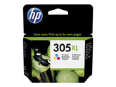 HP 305XL - 5 ml - Alto rendimiento - color (cian, magenta, amarillo) - original - cartucho de tinta - para Deskjet 23XX, 27XX, 41XX, DeskJet Plus 41XX, ENVY 60XX, 64XX, ENVY Pro 64XX (3YM63AE#UUS)