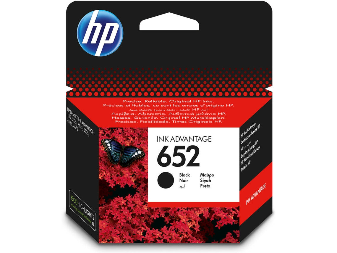 HP 652 - Original - Ink Advantage - cartucho de tinta - para Deskjet Ink Advantage 26XX, Ink Advantage 37XX, Ink Advantage 50XX, Ink Advantage 52XX