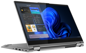 Lenovo ThinkBook 14s Yoga G2 IAP 21DM - Design invertido - Intel Core i7 1255U / 1.7 GHz - Win 11 Pro - Iris Xe Graphics - 16 GB RAM - 512 GB SSD NVMe - 14" IPS ecrã de toque 1920 x 1080 (Full HD) - Wi-Fi 6 - cinzento mineral de duplo tom - kbd: Port