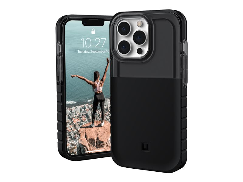 [U] Protective Case for iPhone 13 Pro 5G [6.1-inch] - Dip Black - Phone Back Cover - MagSafe Compatibility - Black - 6.1" - for Apple iPhone 13 Pro
