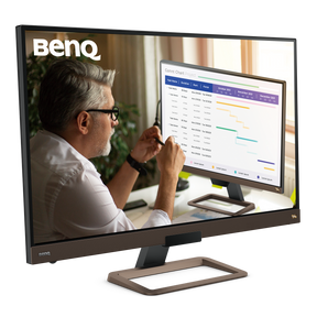 BenQ EW3280U - Monitor LED - 32" - 3840 x 2160 4K UHD (2160p) @ 60 Hz - IPS - 400 cd/m² - 1000:1 - HDR10 - 5 ms - 2xHDMI, DisplayPort, USB-C - altifalantes com subwoofer - preto, castanho metálico