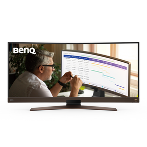 BenQ EW3880R - Pantalla LED - curva - 37,5" - 3840 x 1600 WQHD+ @ 60 Hz - IPS - 300 cd/m² - 1000:1 - HDR10 - 4 ms - 2xHDMI, DisplayPort, USB-C - altavoces con subwoofer - marrón metalizado