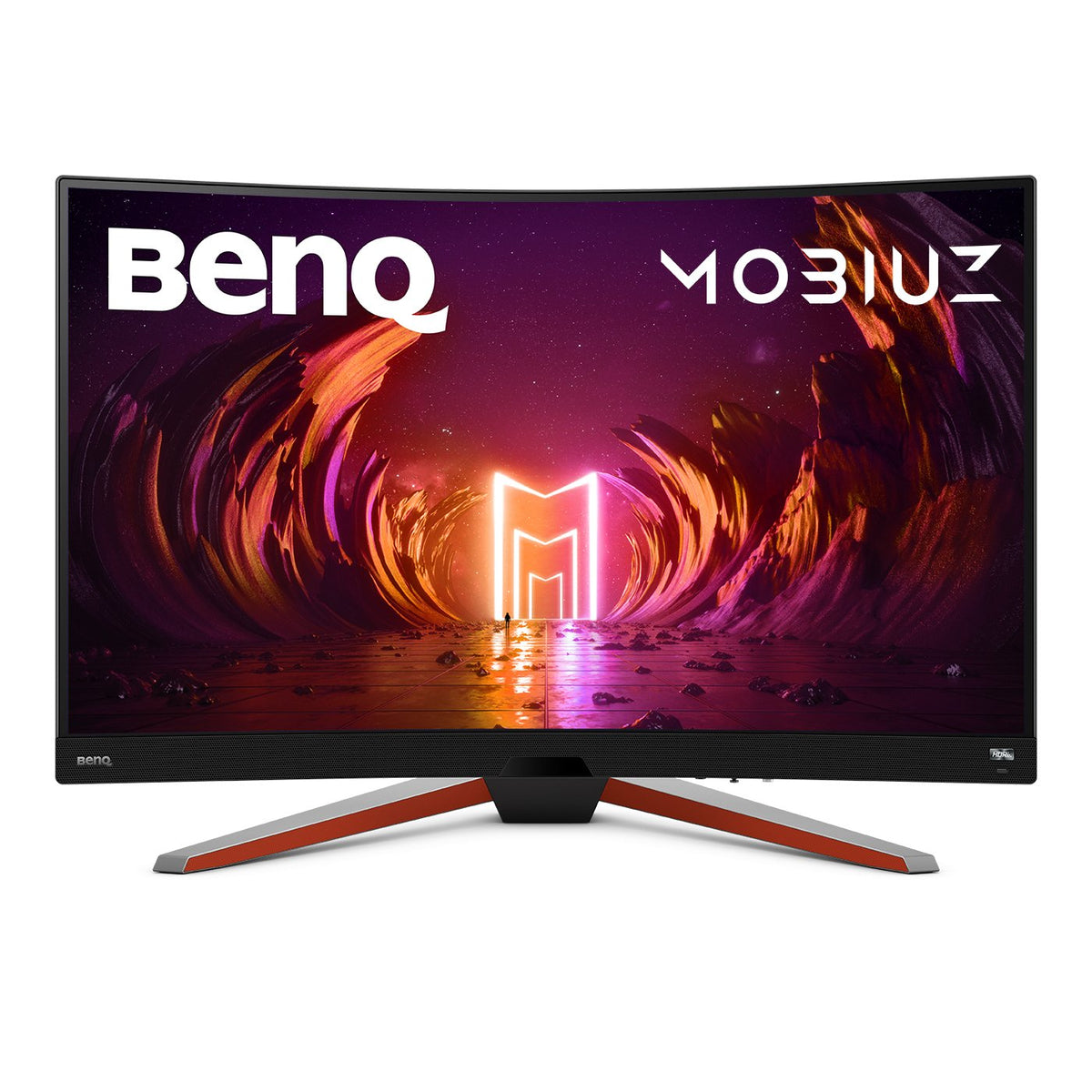 BenQ Mobiuz EX3210R - LED Display - curved - 32" (31.5" viewable) - 2560 x 1440 QHD @ 165 Hz - VA - 400 cd/m² - 2500:1 - DisplayHDR 400 - 1 ms - 2xHDMI, DisplayPort - speakers with subwoofer