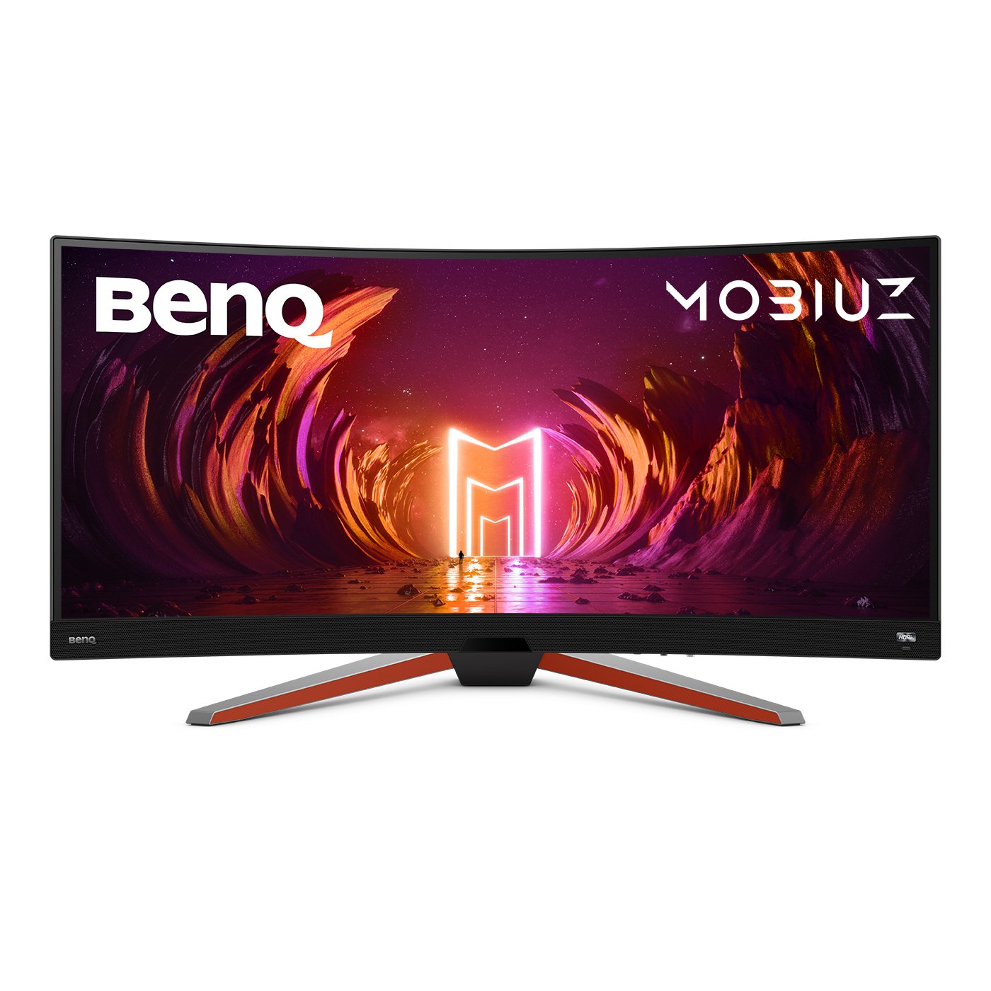 BenQ Mobiuz EX3410R - Pantalla LED - curva - 34" - 3440 x 1440 UWQHD @ 144 Hz - VA - 350 cd/m² - 3000:1 - DisplayHDR 400 - 1 ms - 2xHDMI, DisplayPort - altavoces con subwoofer