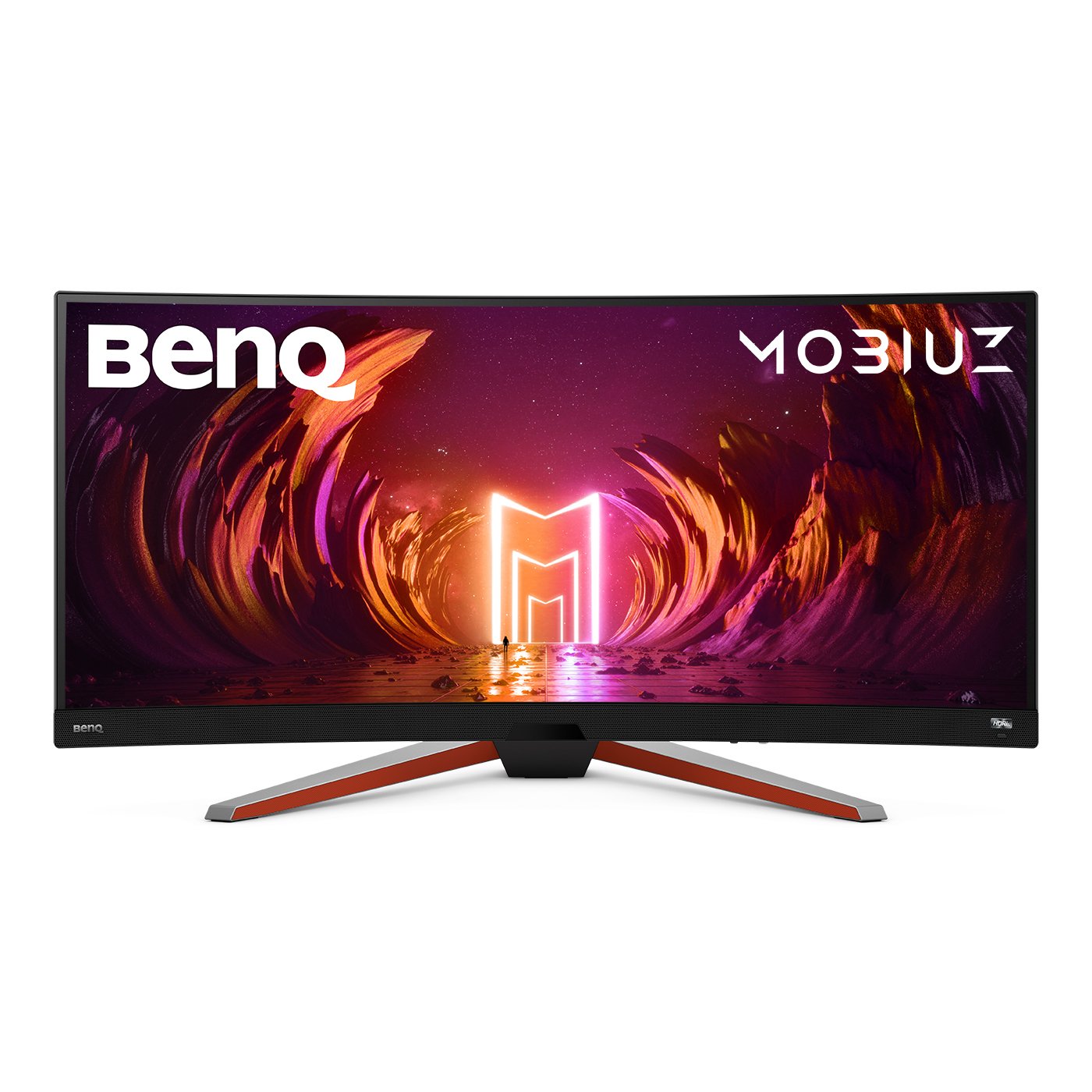 BenQ Mobiuz EX3415R - LCD Monitor - Curved - 34" - 3440 x 1440 UWQHD @ 144Hz - IPS - 1000:1 - 1ms - 2xHDMI, DisplayPort - Gray